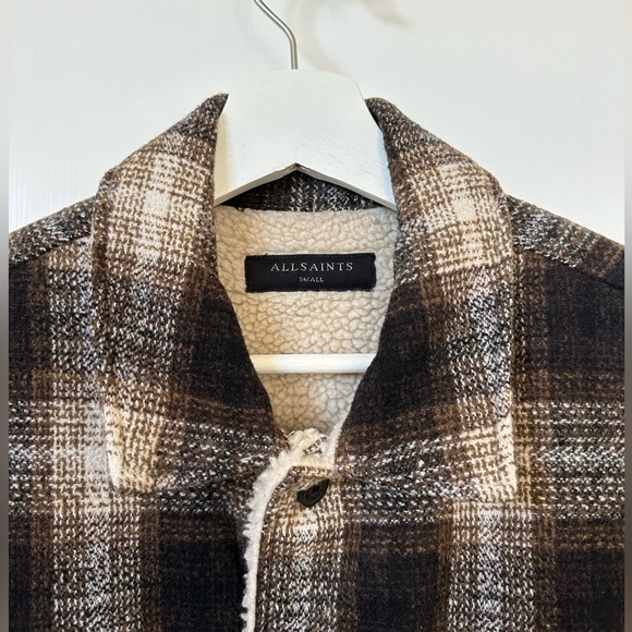 AllSaints Relaxed Fit Shirt Jacket Size S - Picture 3 of 4